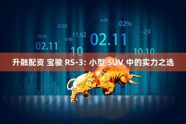 升融配资 宝骏 RS-3: 小型 SUV 中的实力之选